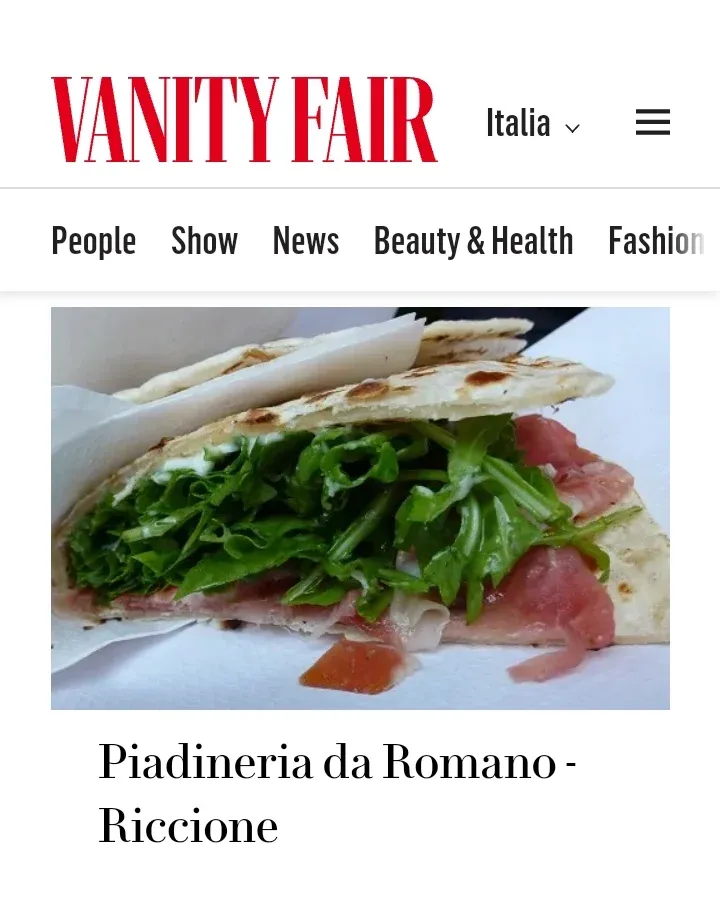 L'articolo di Vanity Fair sulla piadineria